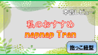 【napnap Tranがおすすめ】3種類使った体験を本音でレビュー！【ヒップシート比較】 
